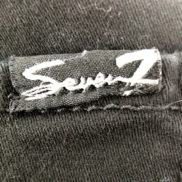 Seven7 Women's 6 Black Skinny Bling Jeans Cotton - Picture 11 of 14